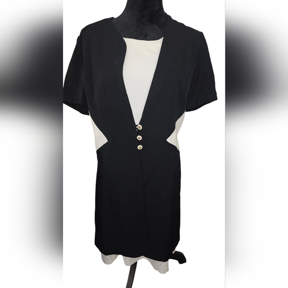 DJ & Co Dresses & Skirts - DJ & Co Women's Black & White Dress Plus Size 14